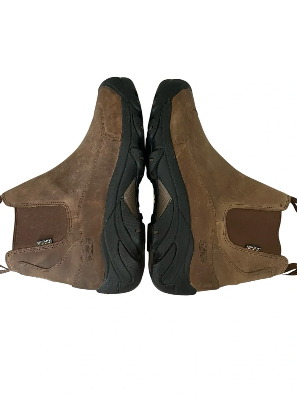 KEEN Anchorage III WP Leather Chelsea Hiking Boots Earth Men's Size 12